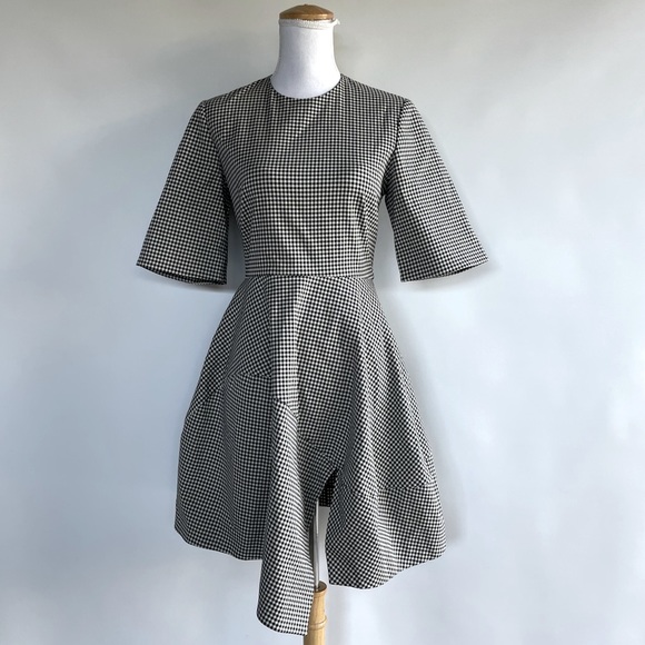 Stella McCartney Dresses & Skirts - Stella McCartney Gingham Fit and Flare Asymmetrical Dress - sz 40